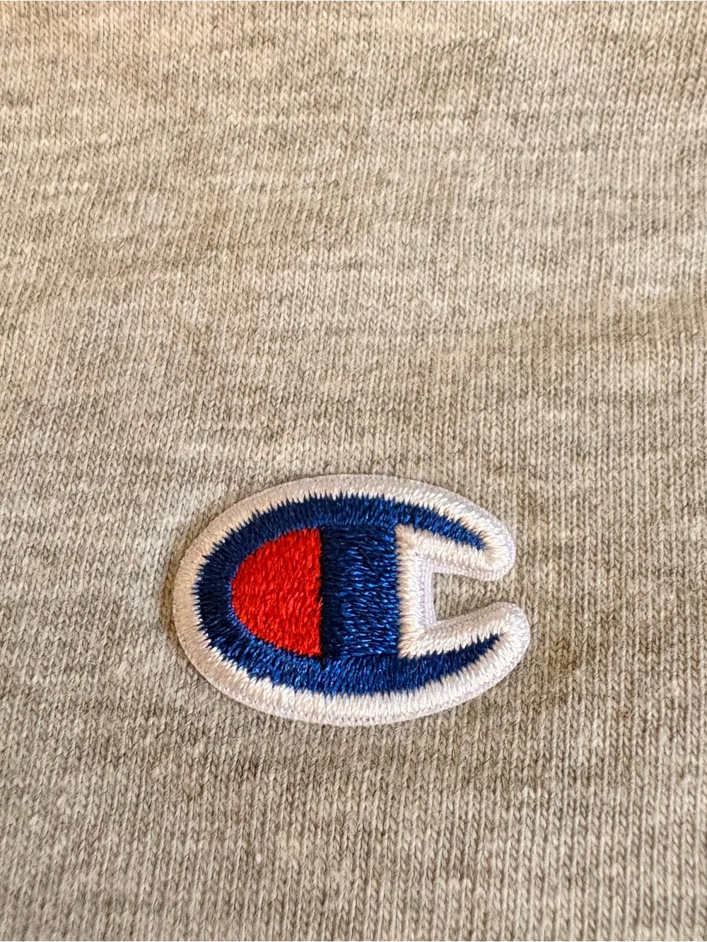 Champion NWT Light Gray Sleeveless Cotton Blend Logo Tank Sz L - Picture 5 of 8